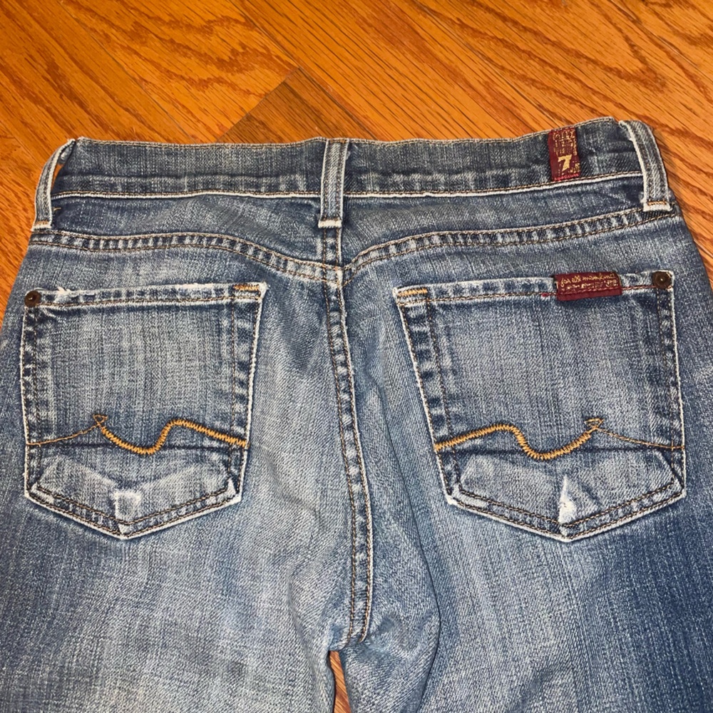 7 For All Mankind Size 24 Bootcut Jeans Y2K